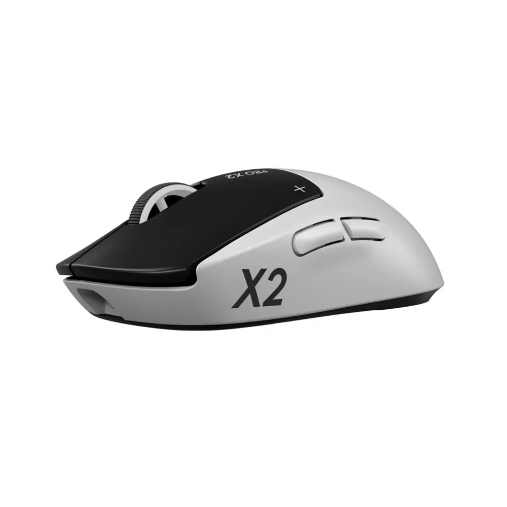 Logitech G PRO X2 SUPERSTRIKE Wireless Gaming Mouse, 61g Ultra Lightweight, USB-C, <8K Polling - Black/White