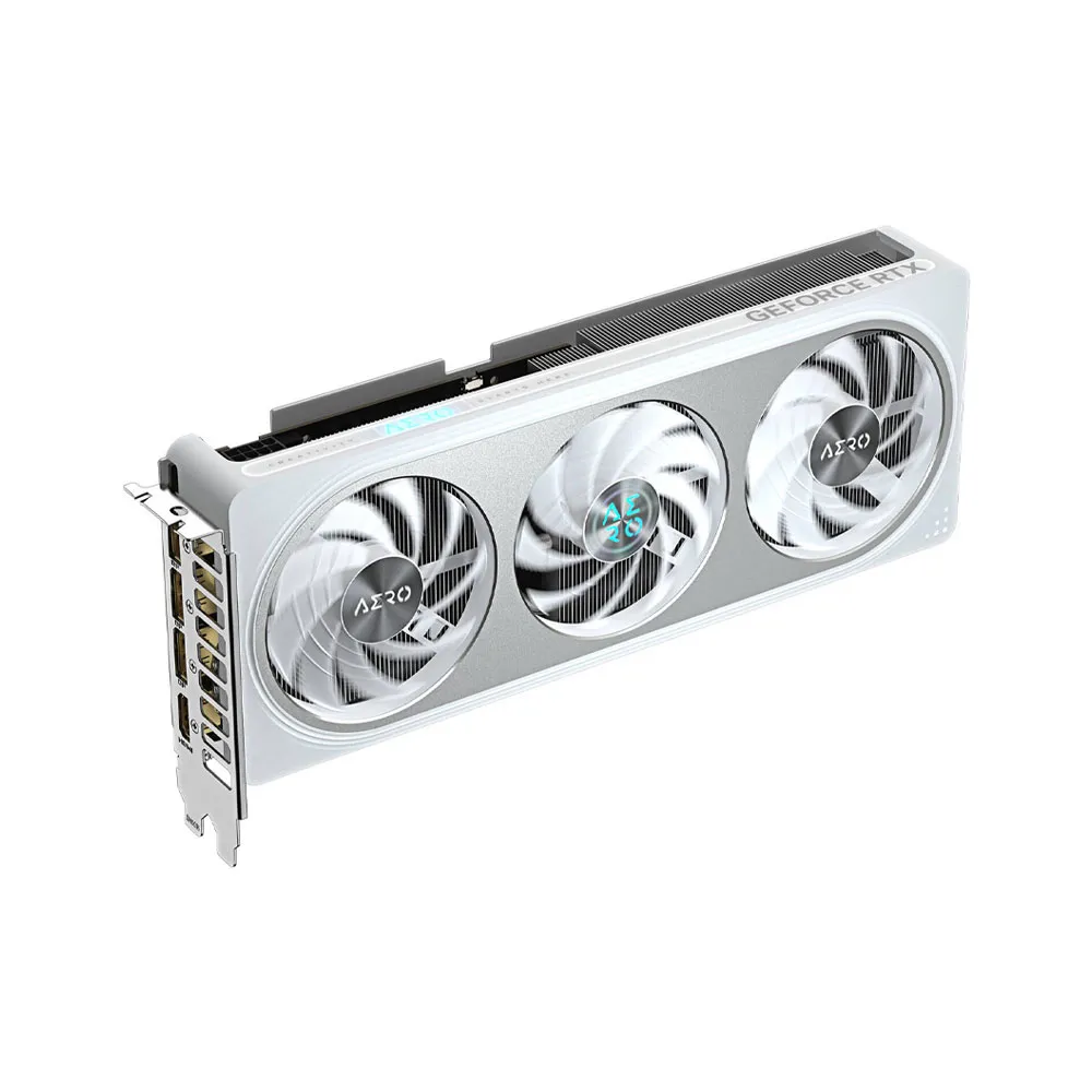 GIGABYTE GeForce RTX 5060 AERO OC 8GB - 128-bit GDDR7, PCIe 5.0 - 3 Fan - White