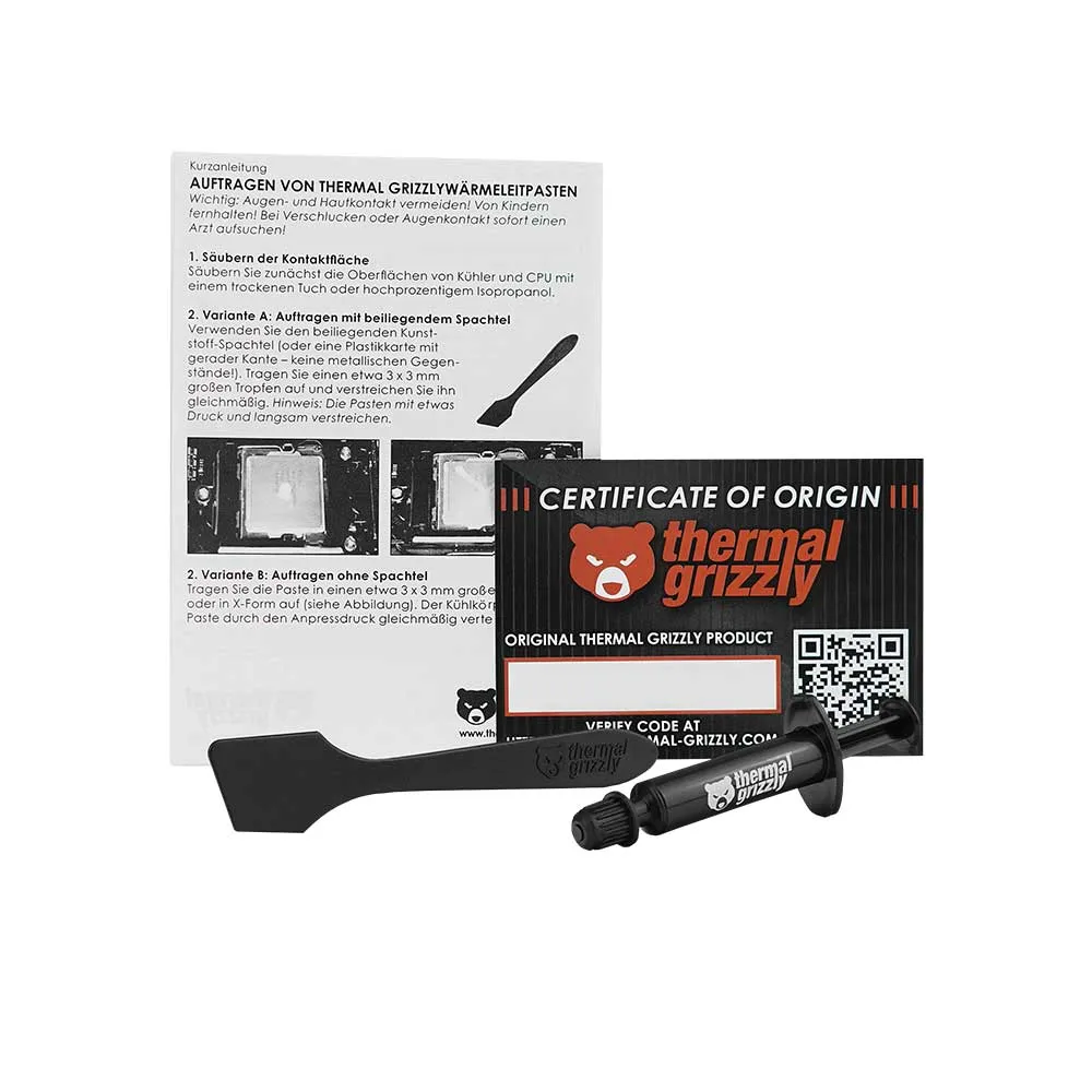 Thermal Grizzly Hydronaut - 1 Gram Conductive High Performance Thermal Paste