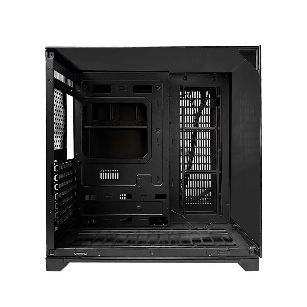 Skyrim S3 paanoramic Sunroof Chassis with No Fan, ATX/M-ATX/ITX, S/360 Radiator, GPU S/400MM Length - Black