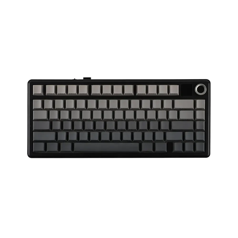 EPOMAKER X Aula F75 MAX Wireless with TFT Screen and Knob - Black Gradient