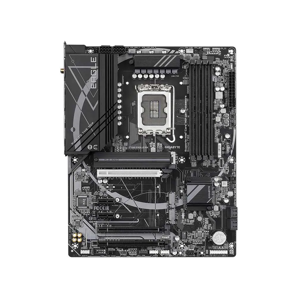 GIGABYTE Z790 Eagle AX LGA 1700 Intel Z790 ATX Motherboard with DDR5, M.2, PCIe 5.0, USB 3.2 Gen2X2 Type-C, Intel Wi-Fi 6E, 2.5GbE LAN, Q-Flash Plus, EZ-Latch