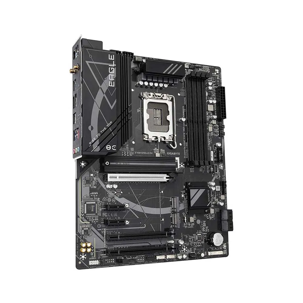 GIGABYTE Z790 Eagle AX LGA 1700 Intel Z790 ATX Motherboard with DDR5, M.2, PCIe 5.0, USB 3.2 Gen2X2 Type-C, Intel Wi-Fi 6E, 2.5GbE LAN, Q-Flash Plus, EZ-Latch