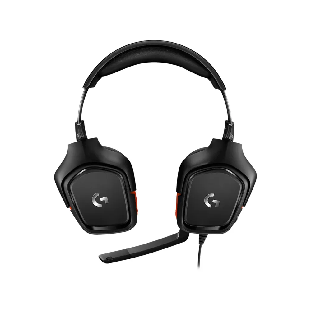 Logitech G332 Wired Gaming Headset, 3.5 mm Audio Jack, Flip-to-Mute Mic, Lightweight, Multi Platform, Black