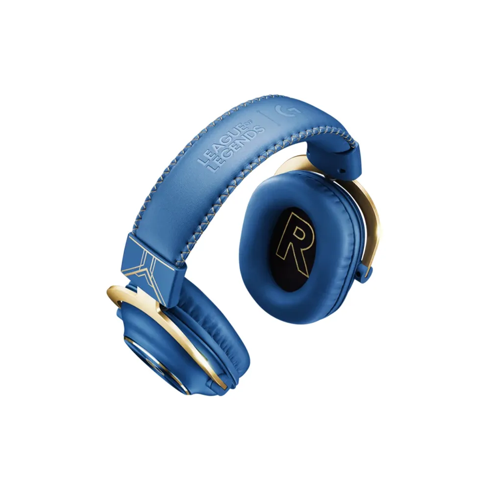 Logitech G PRO X League of Legends Edition Wired Gaming Headset - Blue Voice, DTS Headphone 7.1 Surround Sound, USB Sound card