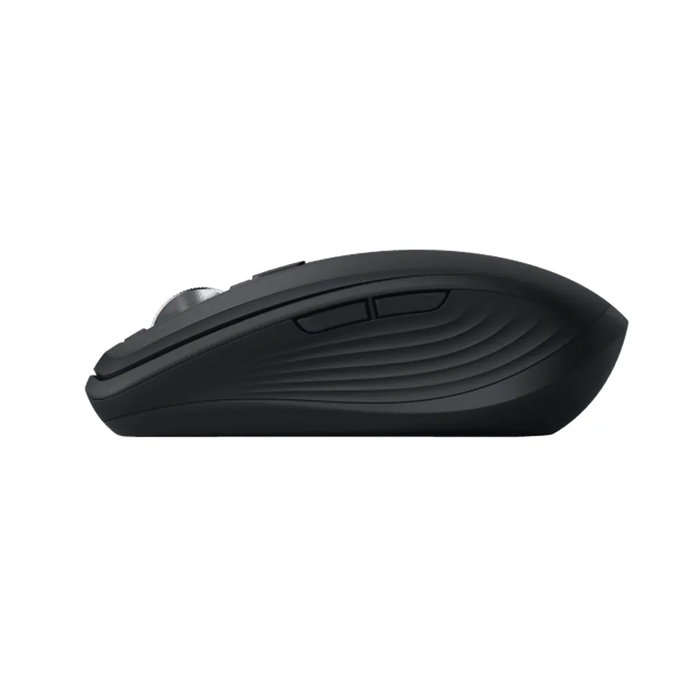 Logitech MX Anywhere 3S Compact Wireless Mouse, 8K DPI Any Surface Tracking, Quiet Click, Programmable, USB C, Bluetooth - Black