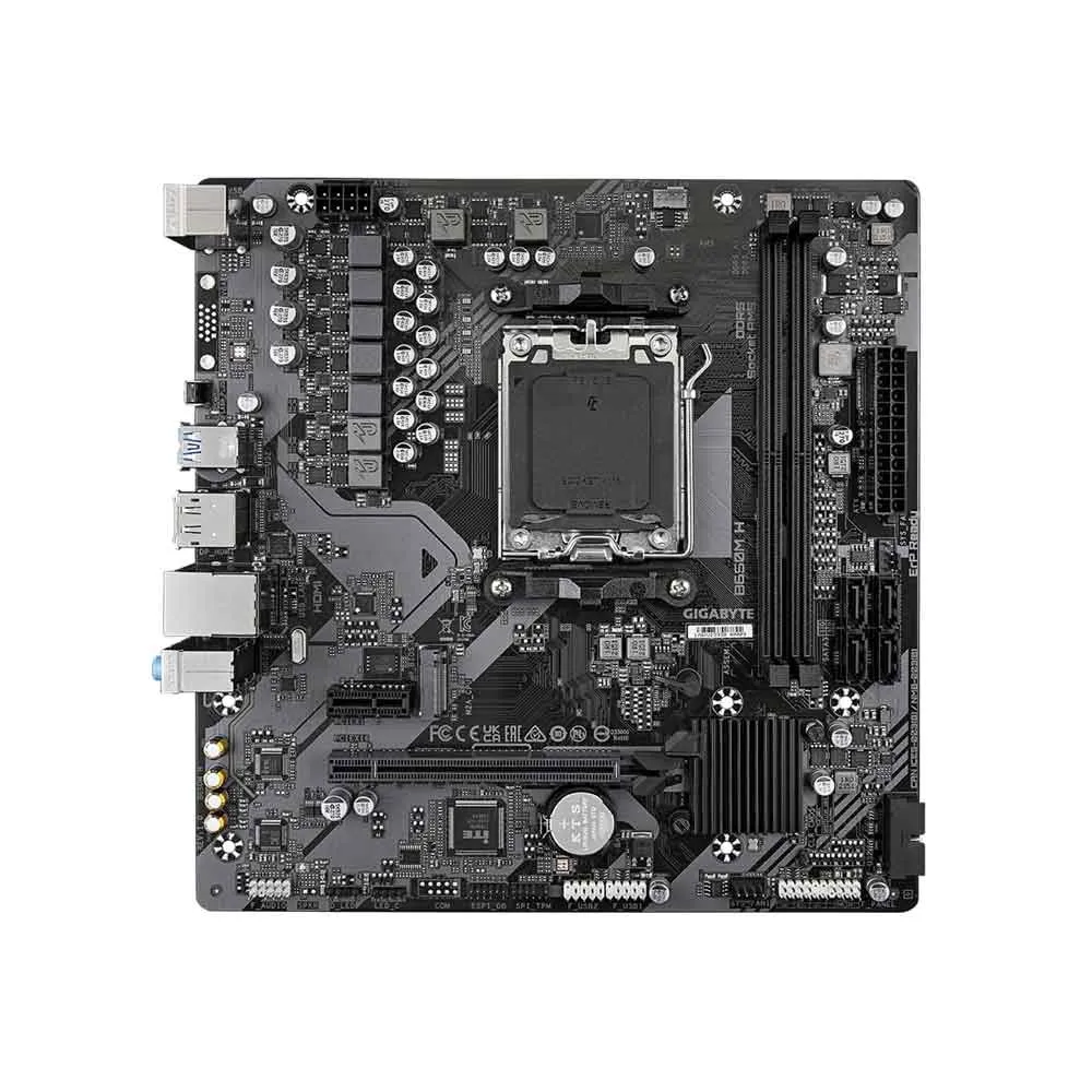 GIGABYTE B650M H AMD AM5 DDR5 LGA 1718 Micro ATX Motherboard