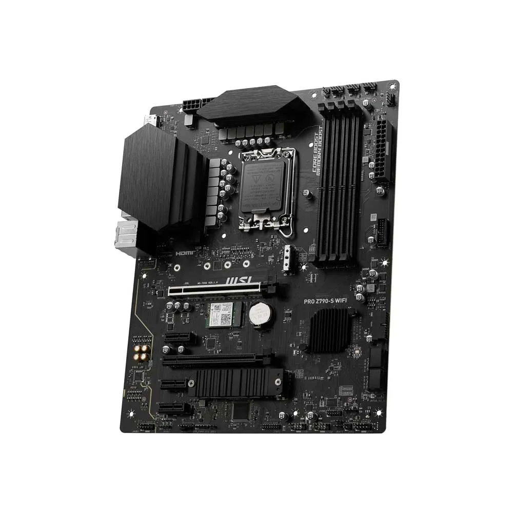 MSI PRO Z790-S WiFi ProSeries Motherboard, Supports 12th/13th/14th Gen Intel Processors, LGA 1700, DDR5, ATX