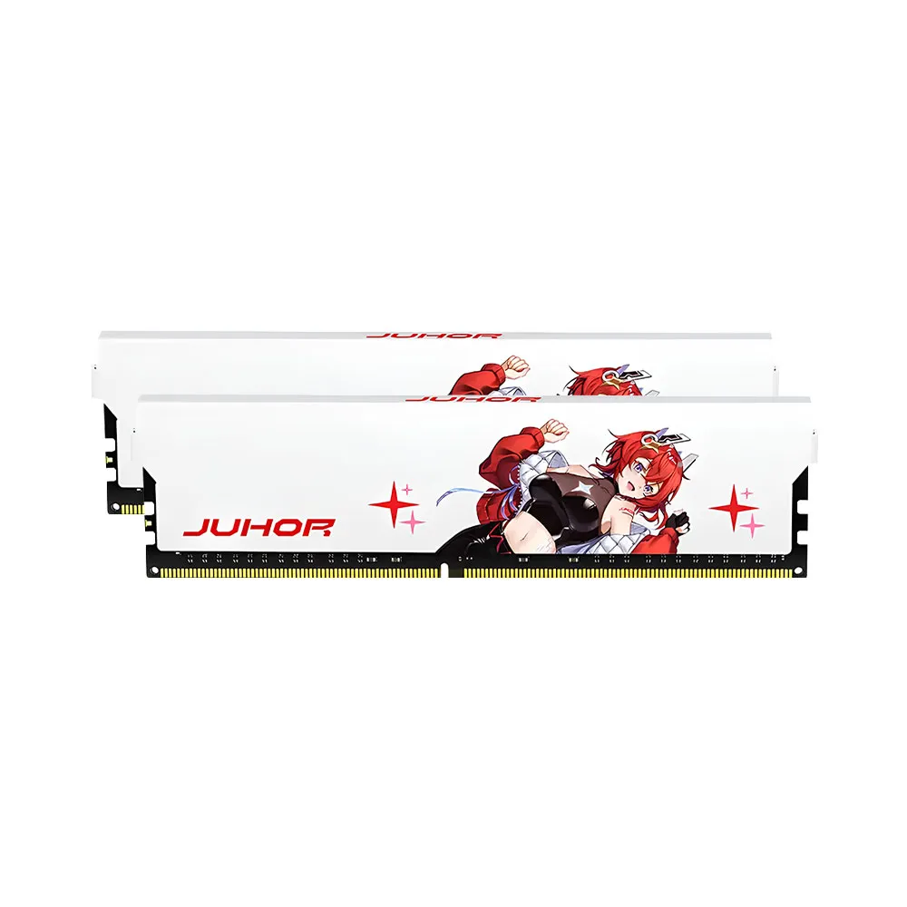 JUHOR Gaming Series DDR4 RAM 32GB (16GBx2) 3600MHz CL 38 RGB - White
