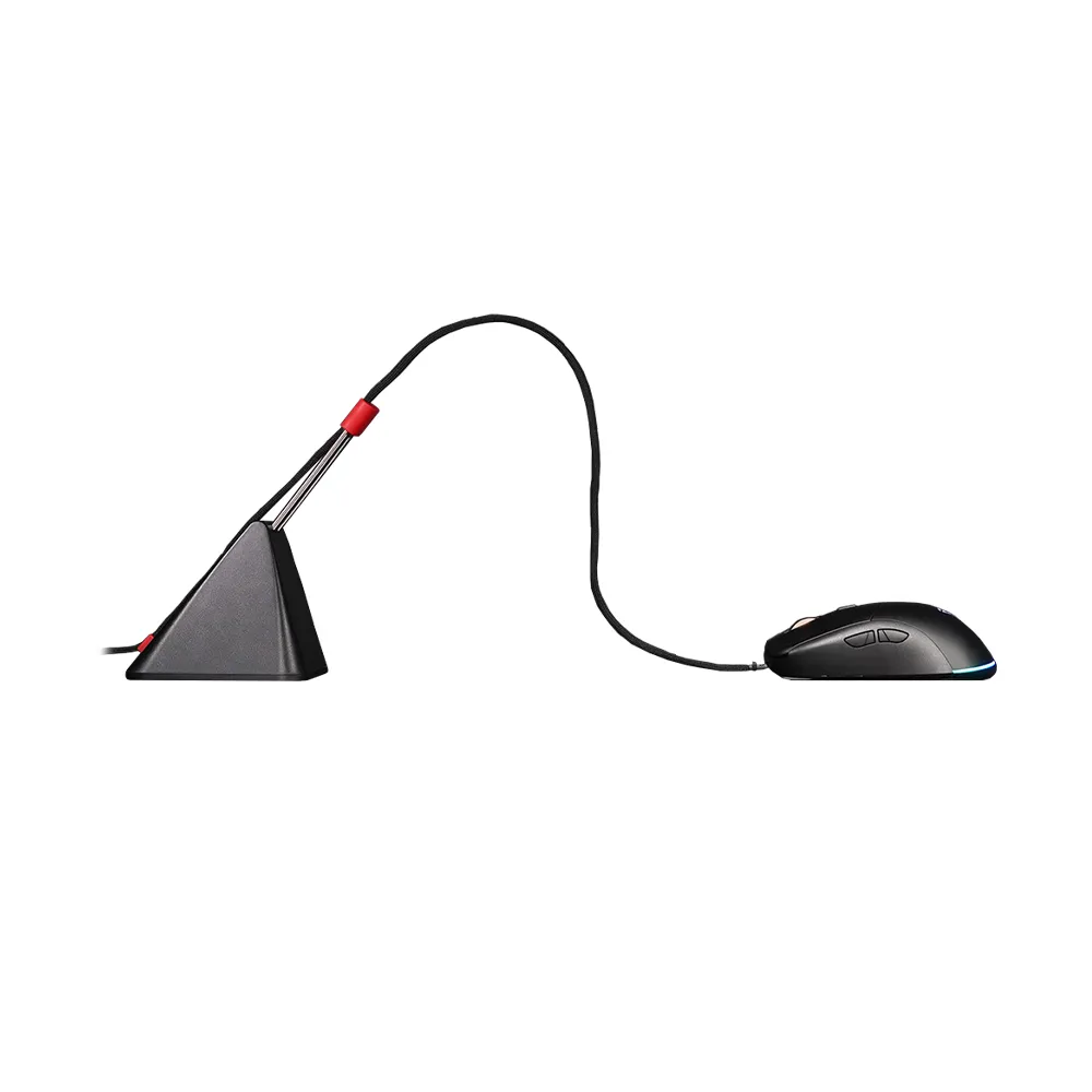 FANTECH MB01 PRISMA Mouse Bunge, Cable Management Device, Height Adjustable 9 Steps, Non Slip Rubber Base - Black