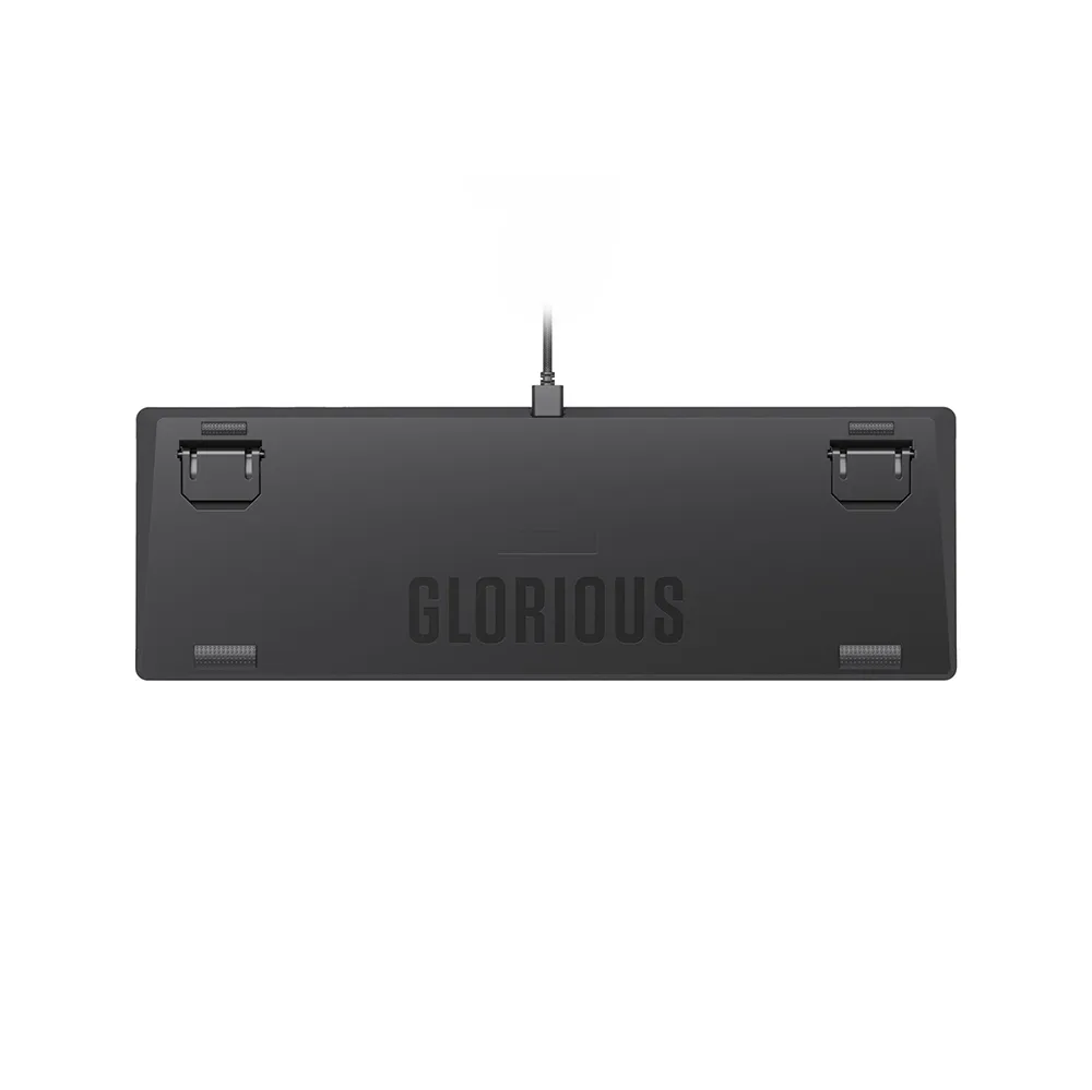 Glorious GMMK 2 Full Size Pre-Built Edition 65% RGB Wired Gaming Keyboard, Hot Swappable Mechanical Keyboard, Linear Switches, Double Shot Keycaps - Black