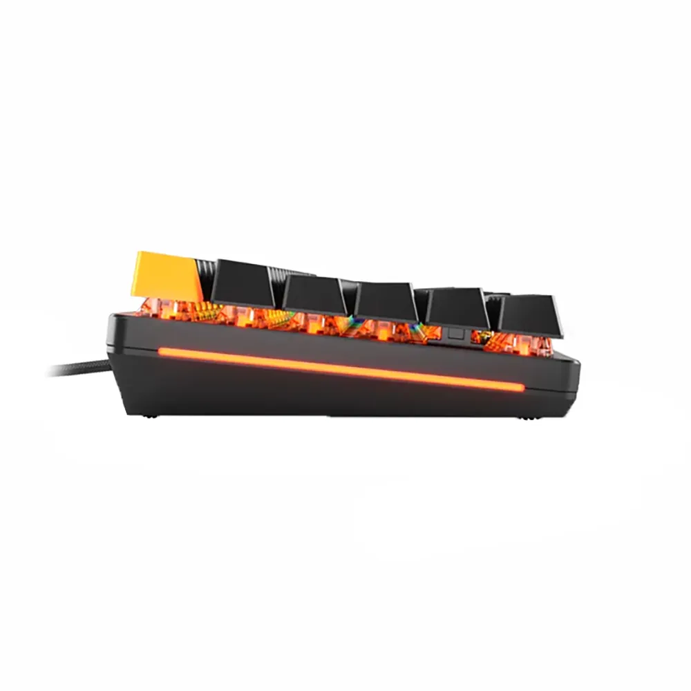 Glorious GMMK 2 Full Size Pre-Built Edition 65% RGB Wired Gaming Keyboard, Hot Swappable Mechanical Keyboard, Linear Switches, Double Shot Keycaps - Black