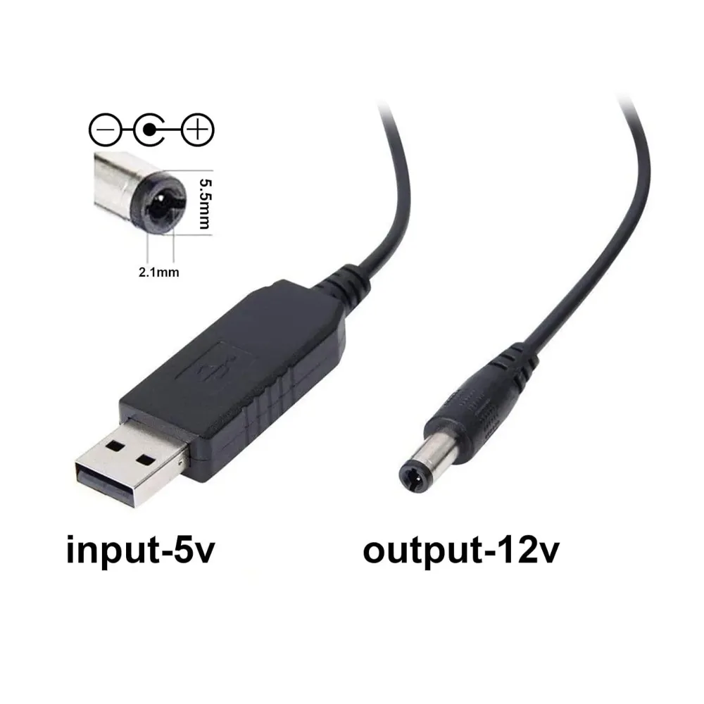 USB 5V TO DC 12V For Router