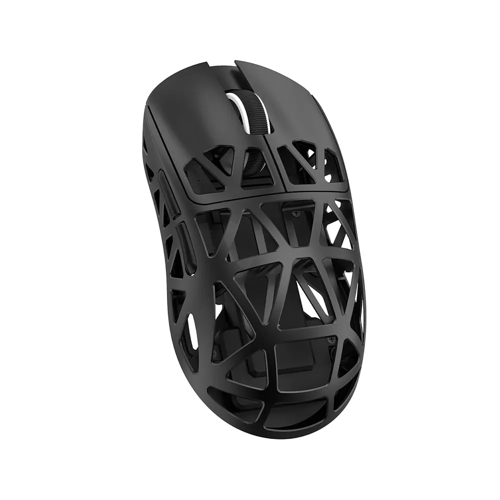 ATTACK SHARK R2 Magnesium Alloy Gaming Mouse, PixArt PAW3950 Sensor, Wireless 8K, 48g Superlight, BT/2.4G/Wired, Adjustable DPI 42000 - Black
