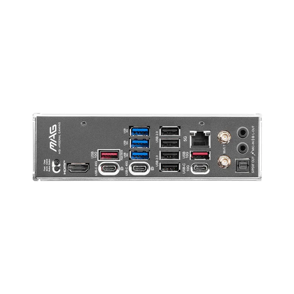MSI MAG X870 Tomahawk WiFi - AM5, DDR5, PCIe 5.0, M.2 Gen5, SATA 6Gb/s - Wi-Fi 7, Bluetooth 5.4