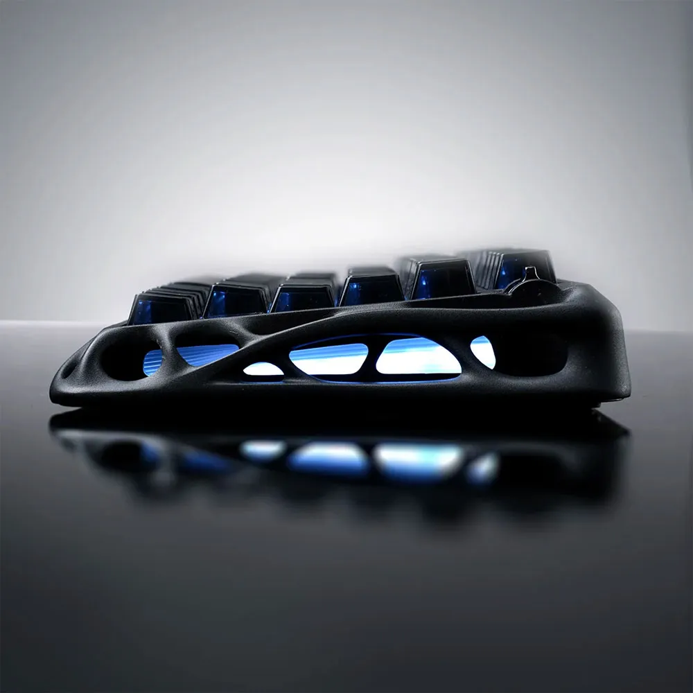 GravaStar Mercury K1, 75%, Wired/BT/2.4GHz, HS Linear Switches - Transparent Black
