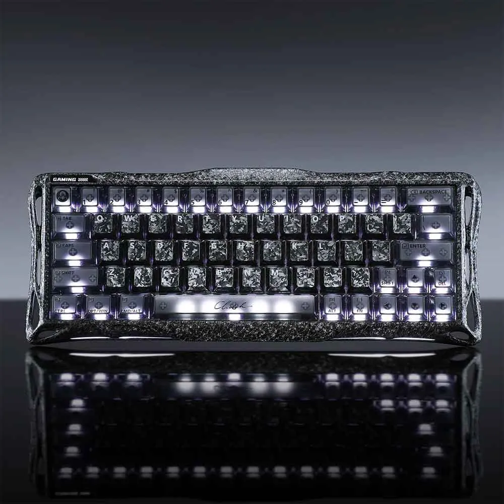 GravaStar Mercury V60 Pro GSV60PRO_CF_BLK, 60% HE Magnetic Wired, Rapid Trigger - Cyber Frost Black