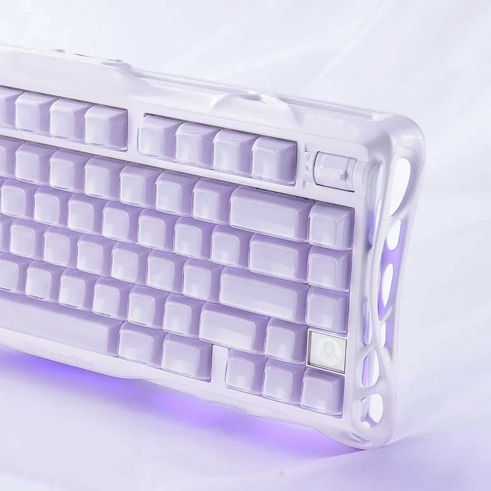 GravaStar Mercury K1 GSK1_PL , 75%, 2.4GHz/USB-C/BT 5.0, HS Linear Switches - Lavender Purple