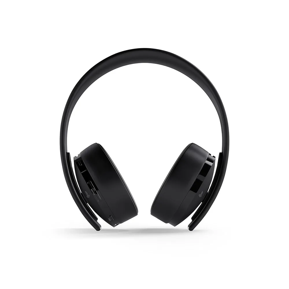 Sony PlayStation Gold Wireless Headset, 7.1 Surround Sound, PC, PS4, PS VR, 3.5mm, 2.4Ghz, Built in Microphone