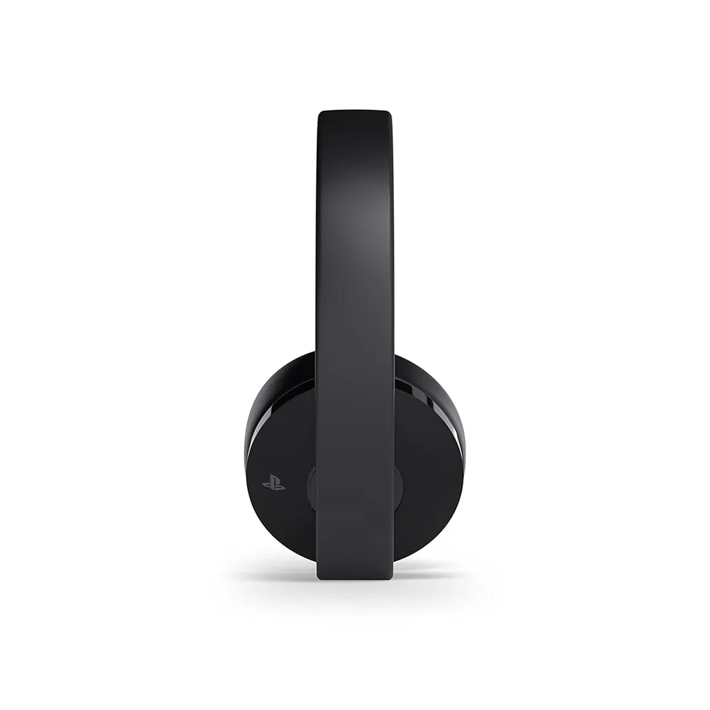 Sony PlayStation Gold Wireless Headset, 7.1 Surround Sound, PC, PS4, PS VR, 3.5mm, 2.4Ghz, Built in Microphone