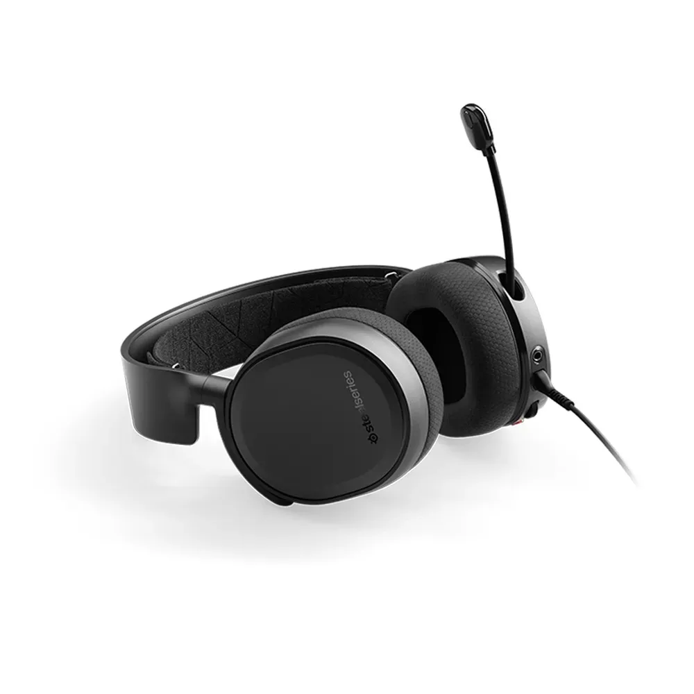 SteelSeries Arctis 3 Console Stereo Wired Gaming Headset for PlayStation 5 / 4, Xbox Series X|S, Nintendo Switch, VR, Android and iOS - Black