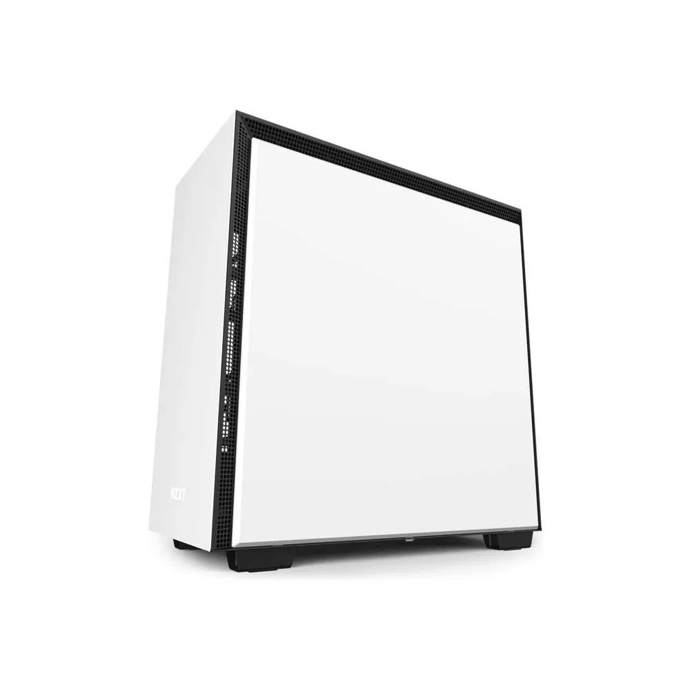 NZXT H710 - ATX Mid Tower PC Gaming Case, Front I/O USB Type-C Port, Cable Management System, Water-Cooling Ready - White/Black