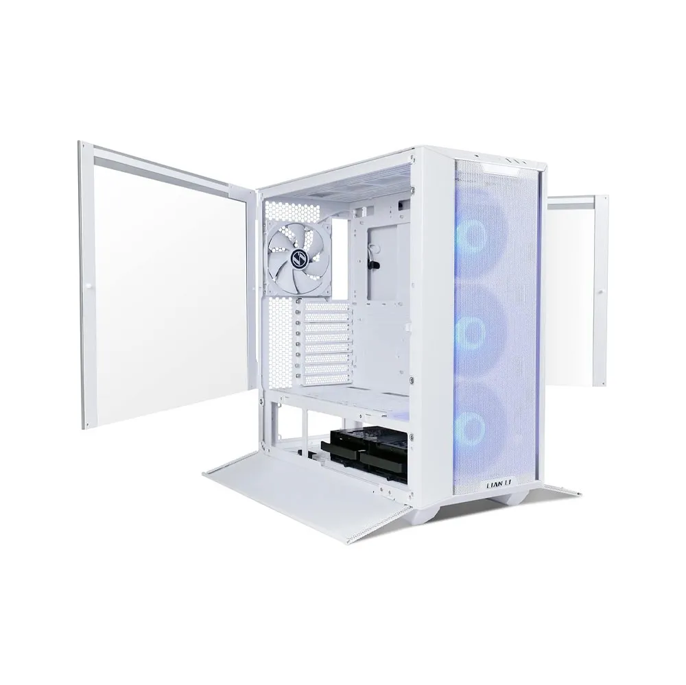 Lian Li Lancool III RGB White Aluminum/SECC/Tempered Glass Gaming Case with 4 × 140 PWM Fans