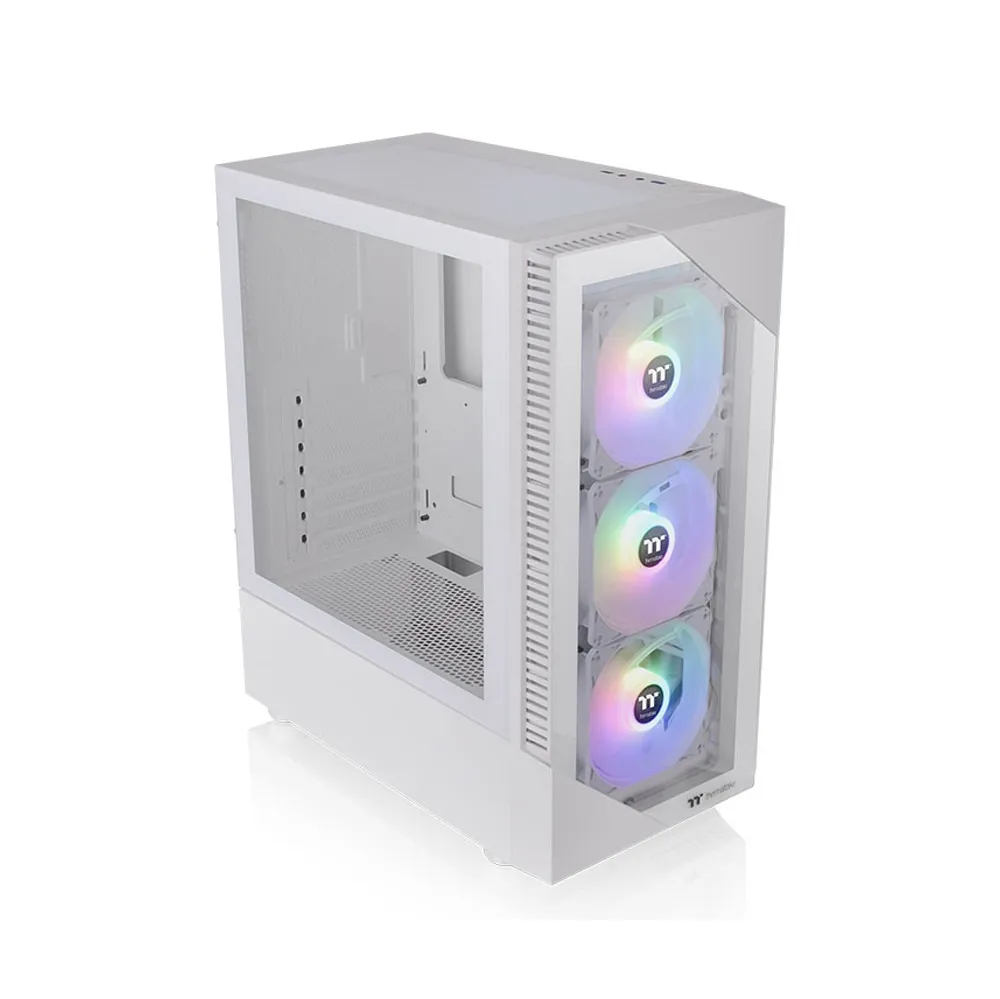 Thermaltake View Series View 200 TG ARGB White SPCC Mid-Tower Computer Cases 4