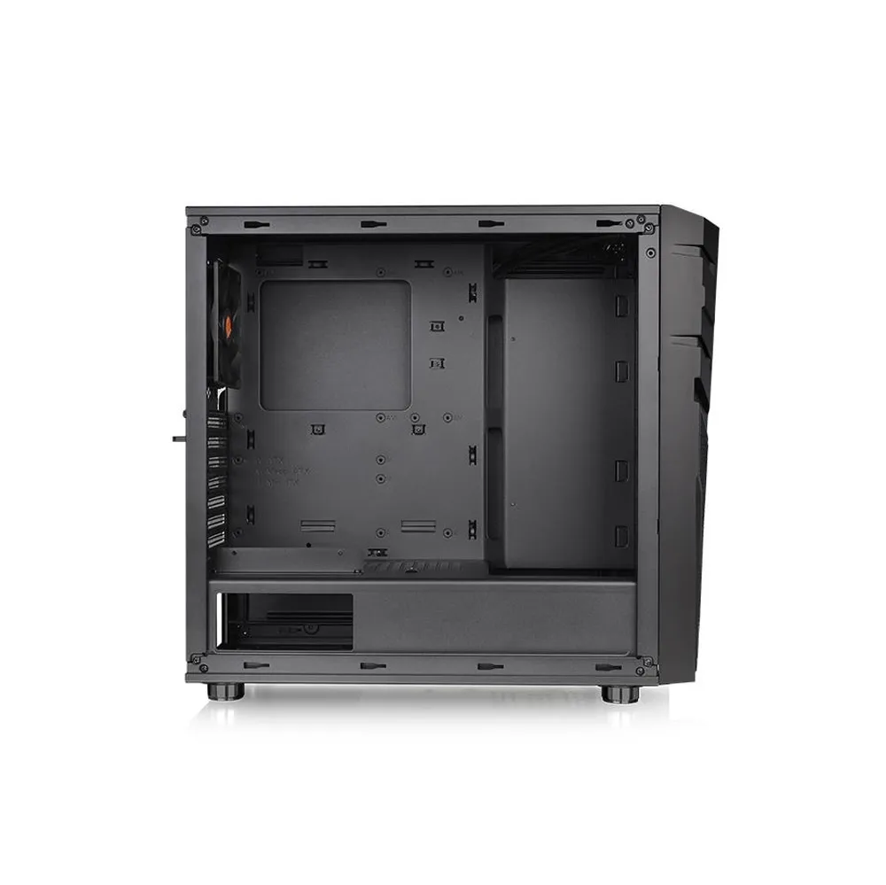 Thermaltake Commander C32 TG Motherboard Sync ARGB ATX Mid Tower Computer Chassis, Sync RGB Front Fans + 1 120mm Rear - Black 3