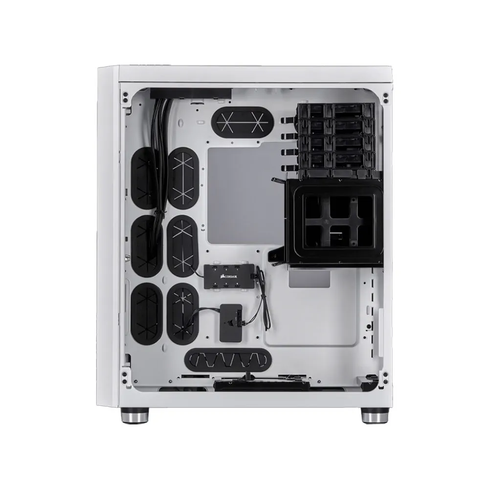 Corsair Crystal Series 680X RGB High Airflow Tempered Glass ATX Smart Case, White