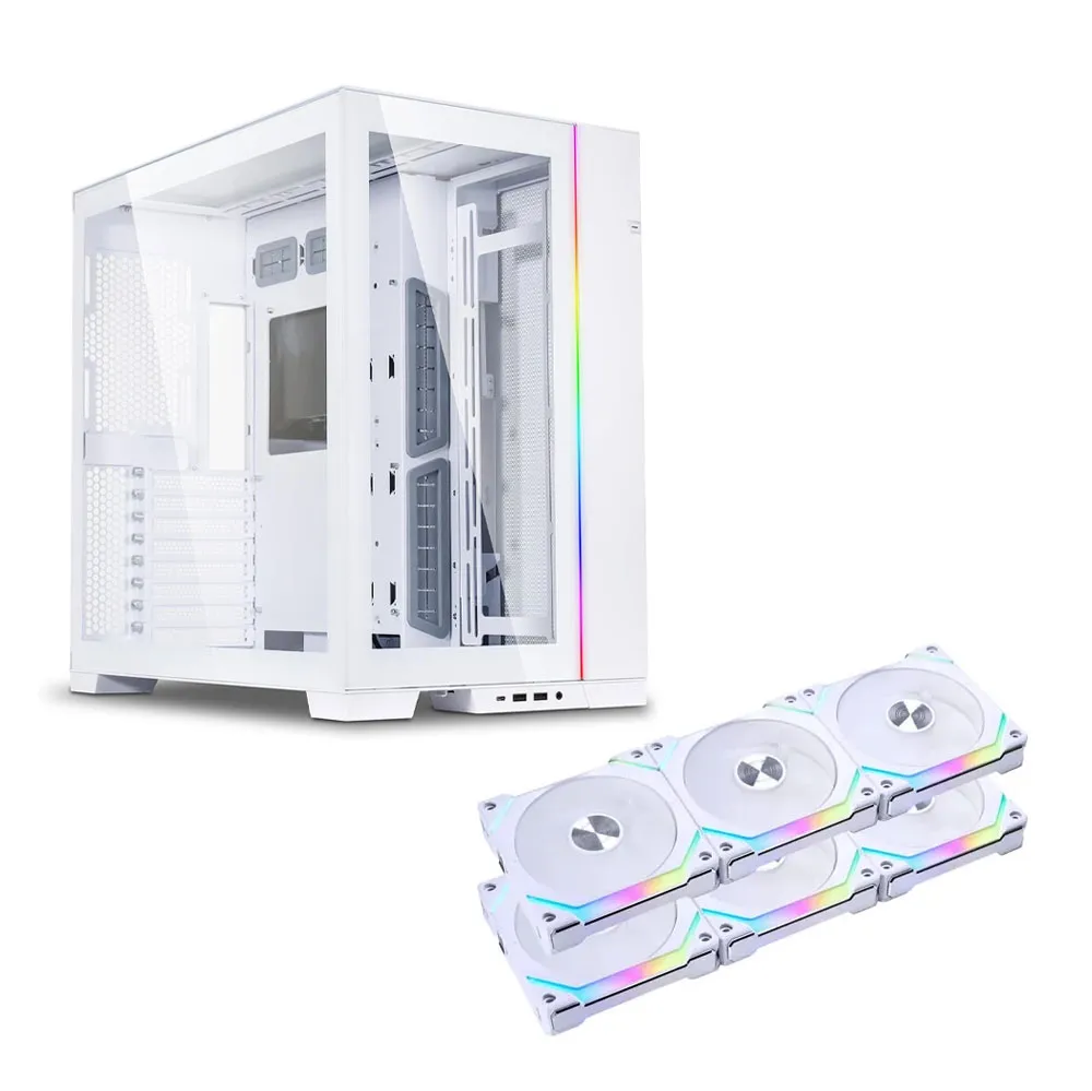 Lian Li LI PC-O11 Dynamic EVO Snow White ATX Full Tower Gaming