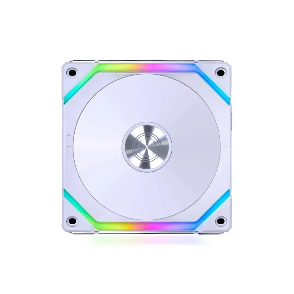 Lian Li O11 Dynamic Midi Tower, Tempered Glass (White) + Lian Li UNI Fan SL120 V2 RGB 2*Triple Pack (White)