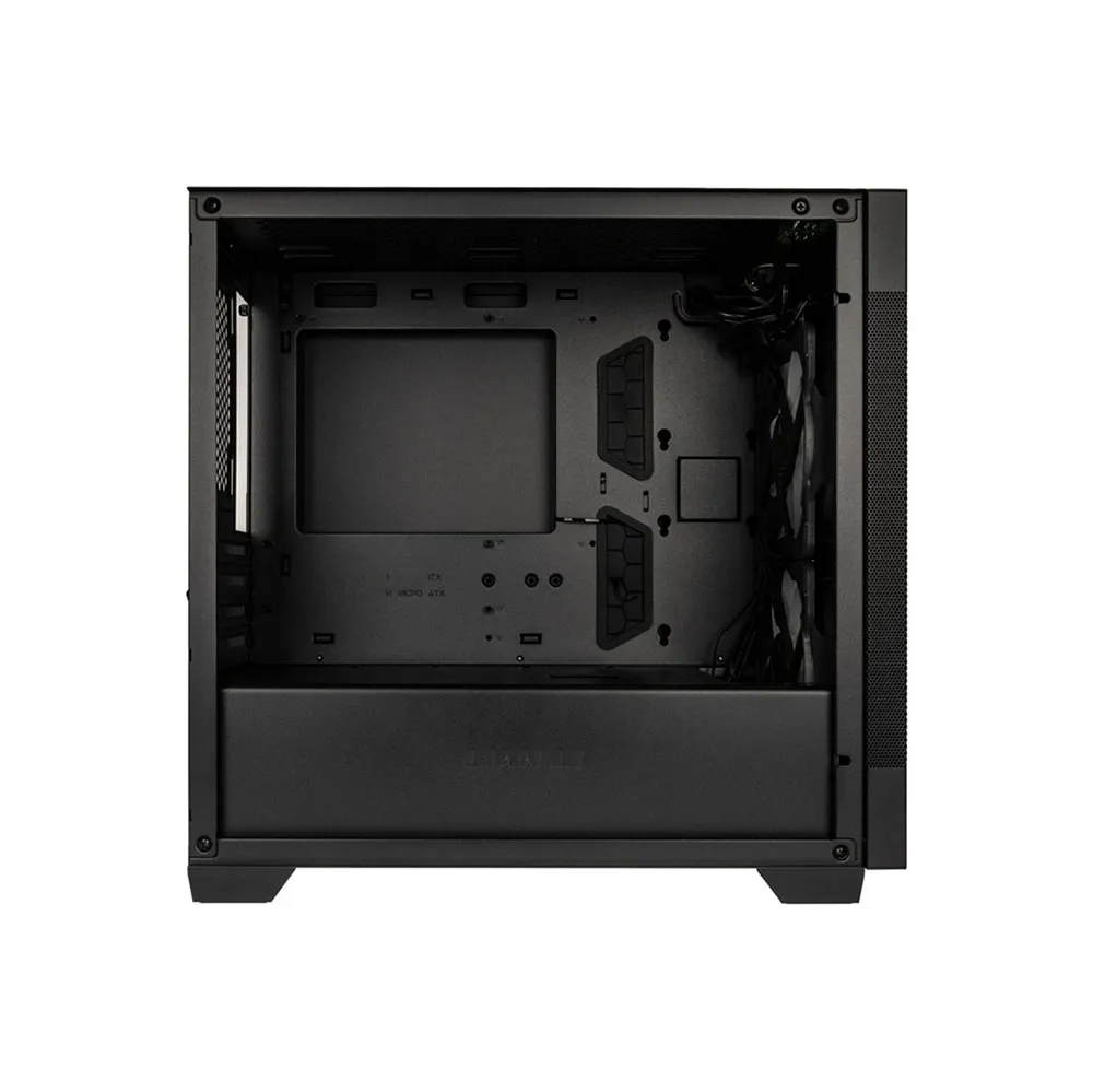 Lian Li LANCOOL 205M Mesh RGB Gaming PC Case, Micro-ATX, Tempered Glass, Mesh Front Panel, 140mm Fans - Black