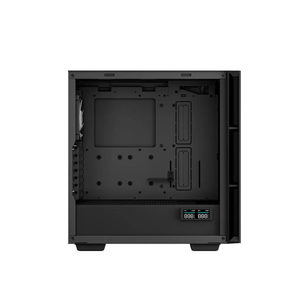 DeepCool CH560 ATX PC Case High-Airflow 140mm PWM ARGB Fans Front Panel Mid-Tower Chassis Hybrid Mesh/Tempered Glass Side Panel 360mm Radiator Top/Front Support Gaming Case USB 3.0 Type-C I/O Panel - Black