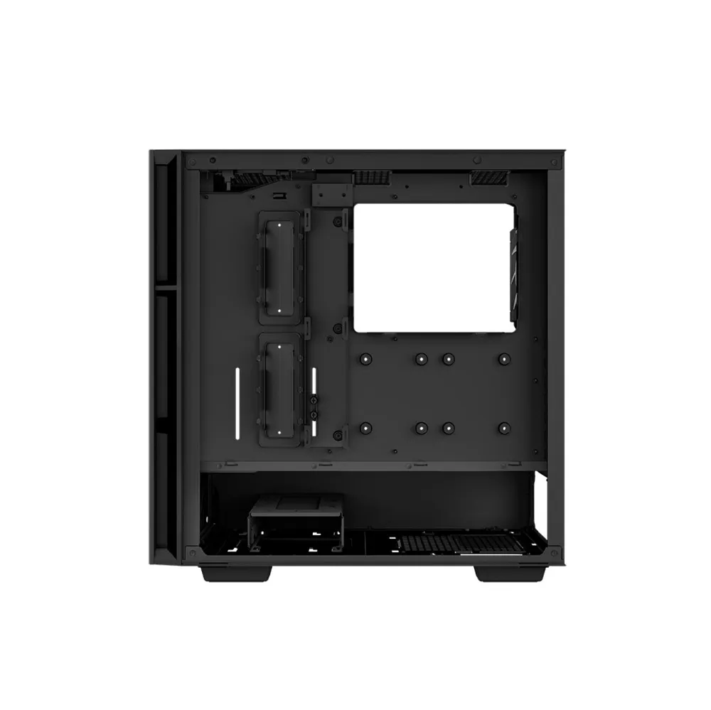 DeepCool CH560 ATX PC Case High-Airflow 140mm PWM ARGB Fans Front Panel Mid-Tower Chassis Hybrid Mesh/Tempered Glass Side Panel 360mm Radiator Top/Front Support Gaming Case USB 3.0 Type-C I/O Panel - Black