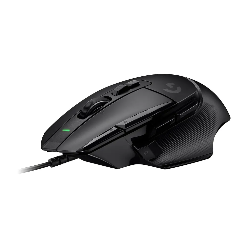 Logitech G502 X Ch Wired Gaming Mouse - LIGHTFORCE hybrid optical-mechanical primary switches, HERO 25K gaming sensor, 13 Programmable Buttons - Black