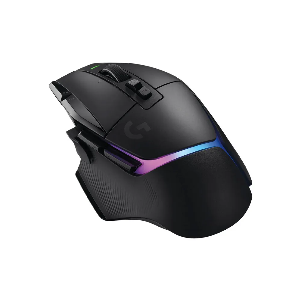 Logitech G502 X PLUS LIGHTSPEED Wireless Optical mouse, LIGHTSYNC RGB, HERO 25K gaming sensor, 13 Programmable Buttons - Black