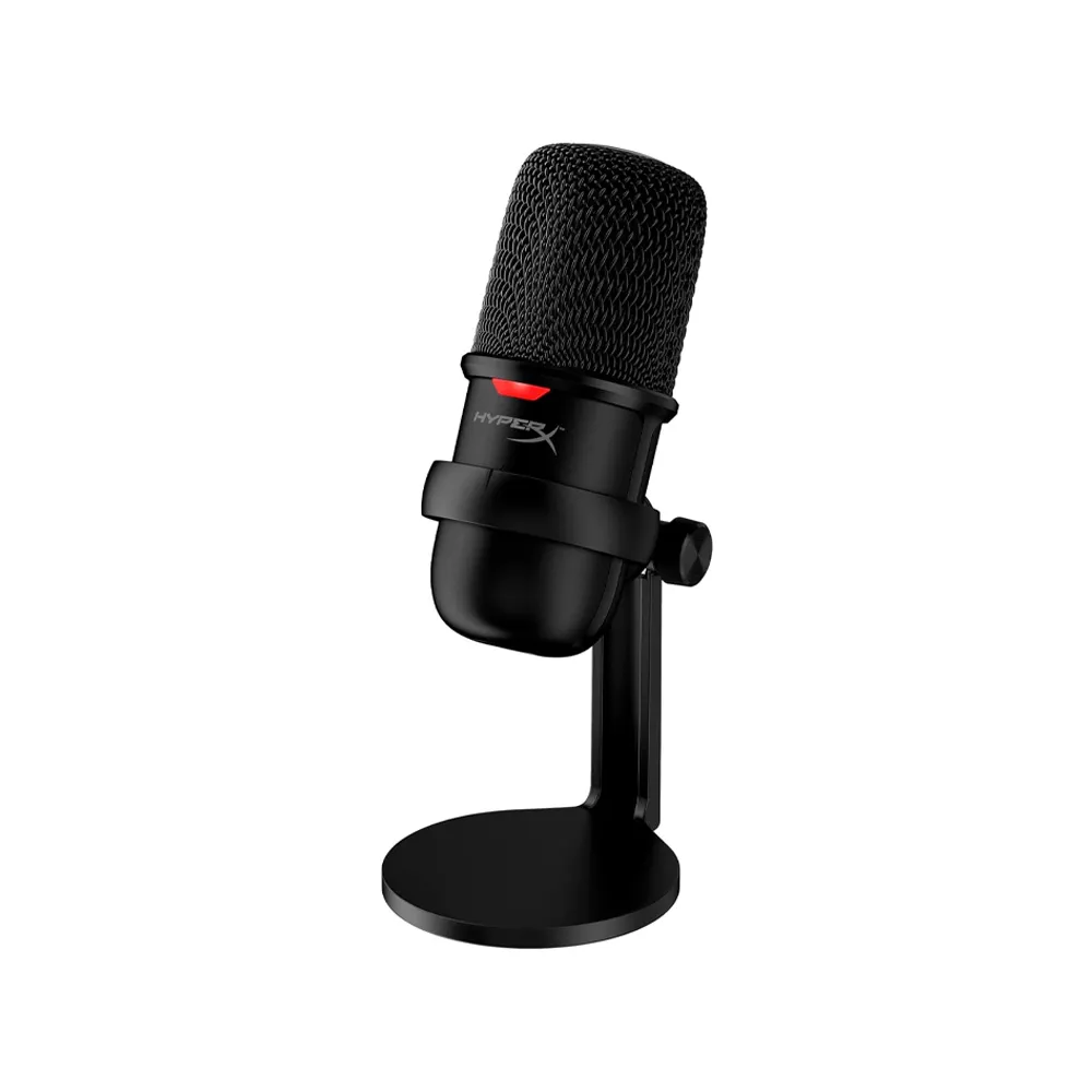 HyperX SoloCast USB Condenser Gaming Microphone, for PC, PS4, PS5 and Mac, Tap-to-Mute Sensor, Cardioid Polar Pattern, great for Streaming, Podcasts, Twitch, YouTube, Discord