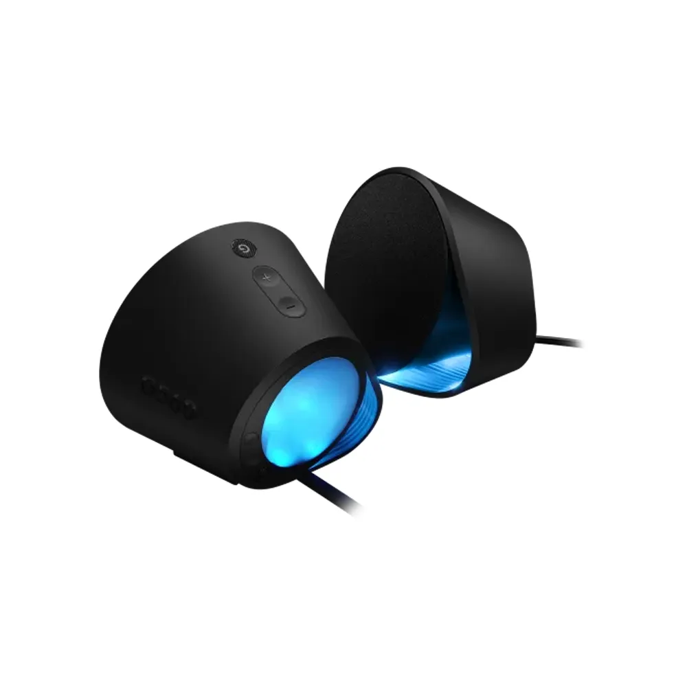 Logitech G560  BLUETOOTH PC Gaming Speaker System with 7.1, Ultra Surround Sound, LIGHTSYNC RGB, USB JACK, Two Speakers and Subwoofer - Black