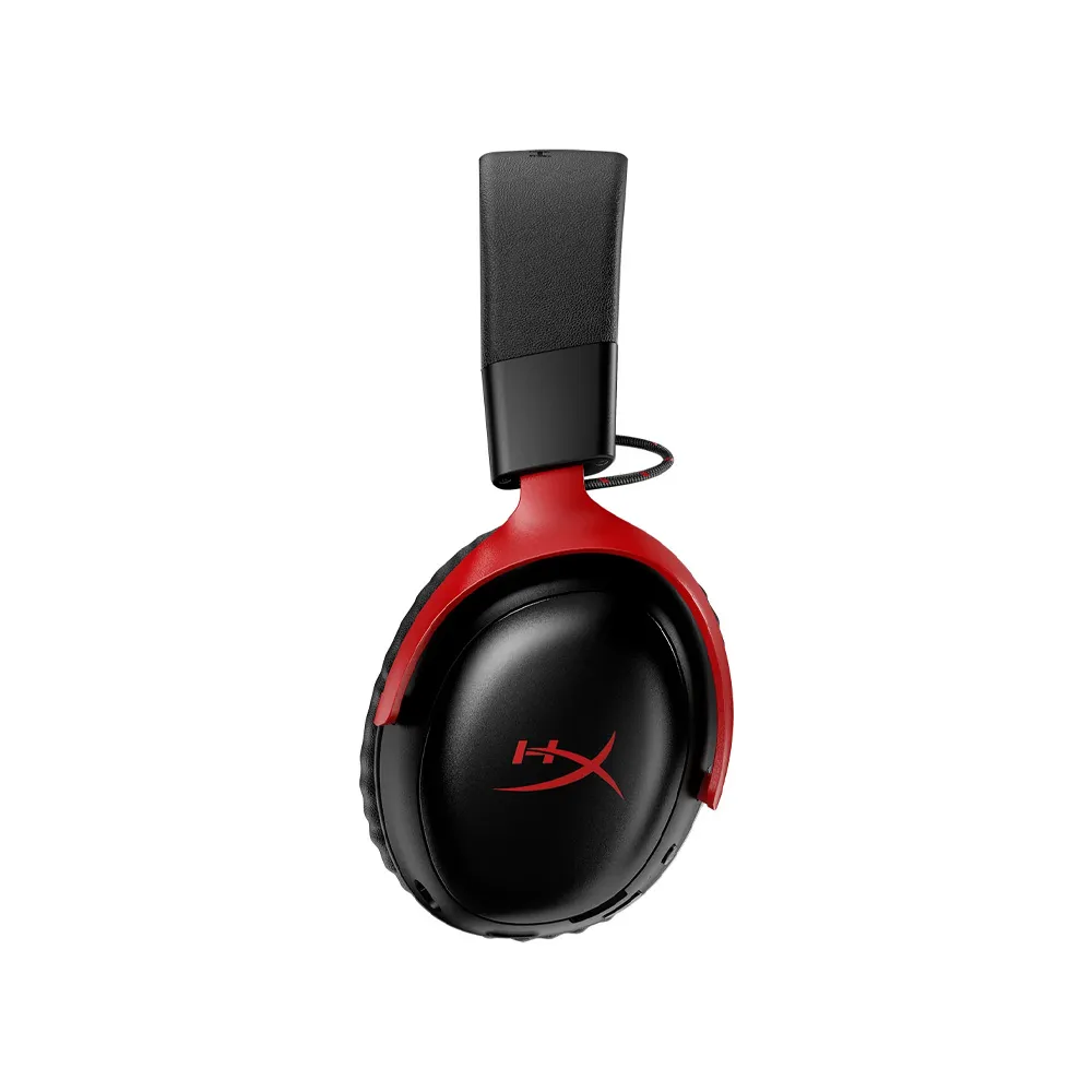 HyperX Cloud III S 2.4GHz, Bluetooth, Battery Life up to 120 Hours 2.4GHz / 200 Hours Bluetooth, 53mm Angled Drivers, Detachable Mic – Black