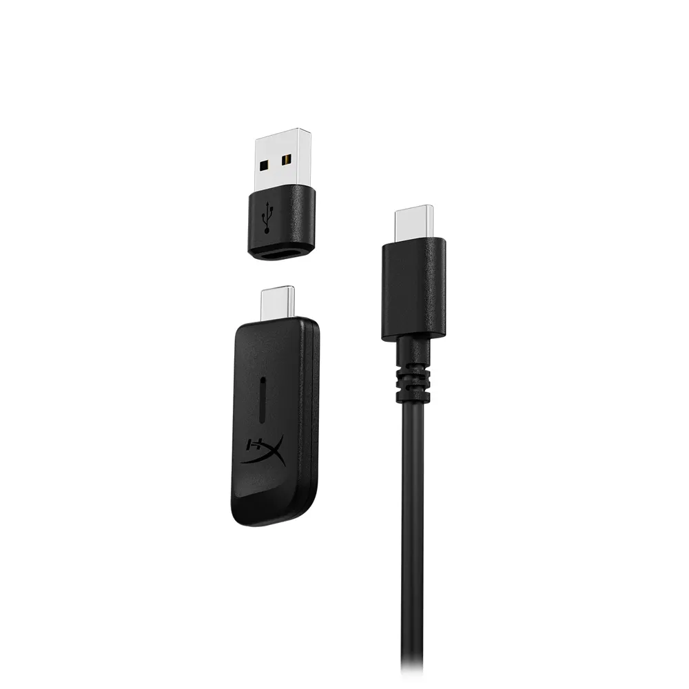 HyperX Cloud III S 2.4GHz, Bluetooth, Battery Life up to 120 Hours 2.4GHz / 200 Hours Bluetooth, 53mm Angled Drivers, Detachable Mic – Black