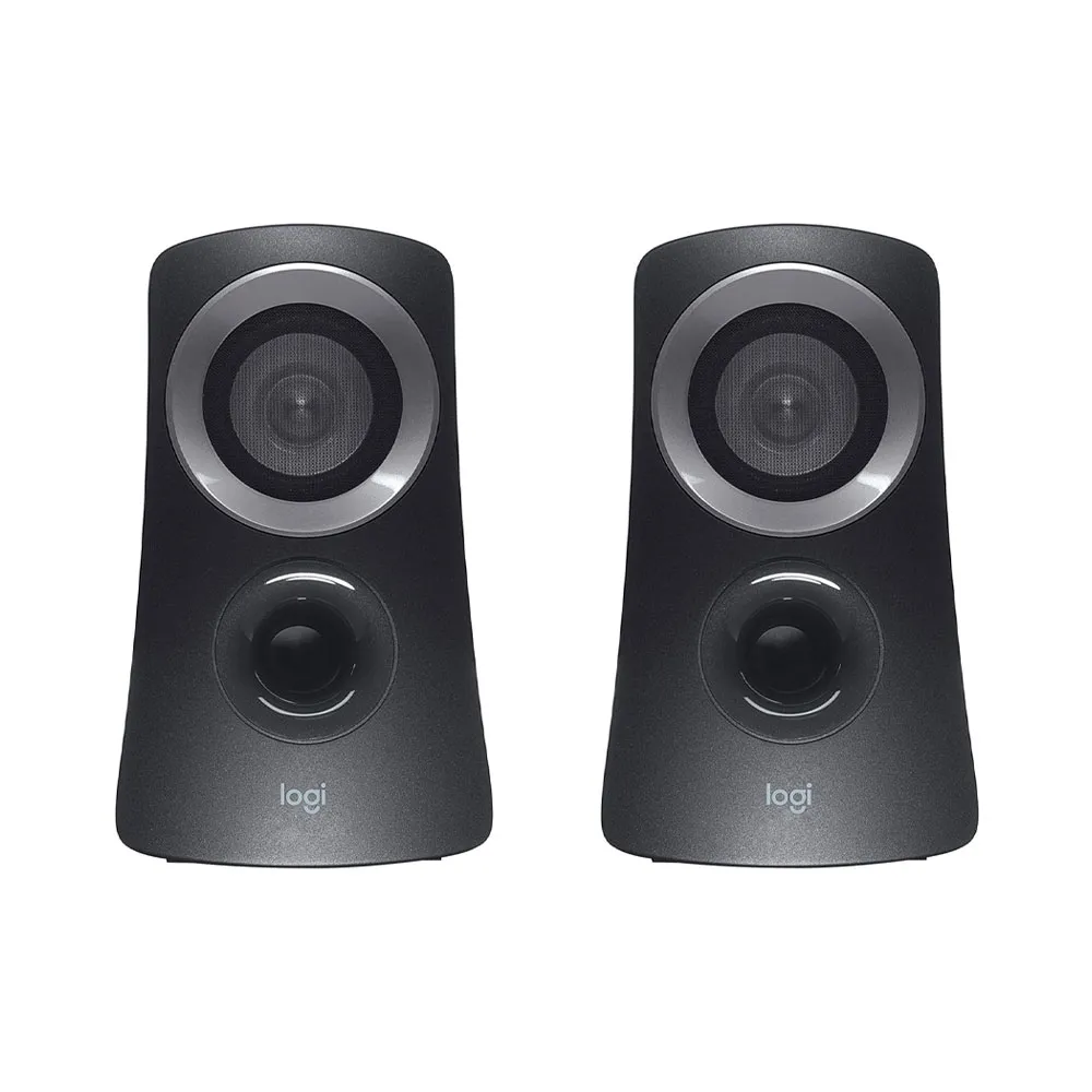 Logitech Z313 2.1 Multimedia Speaker System with Subwoofer, 3.5mm Inputs, PC/PS4/Xbox/TV/Smartphone/Tablet/Music Player - Black