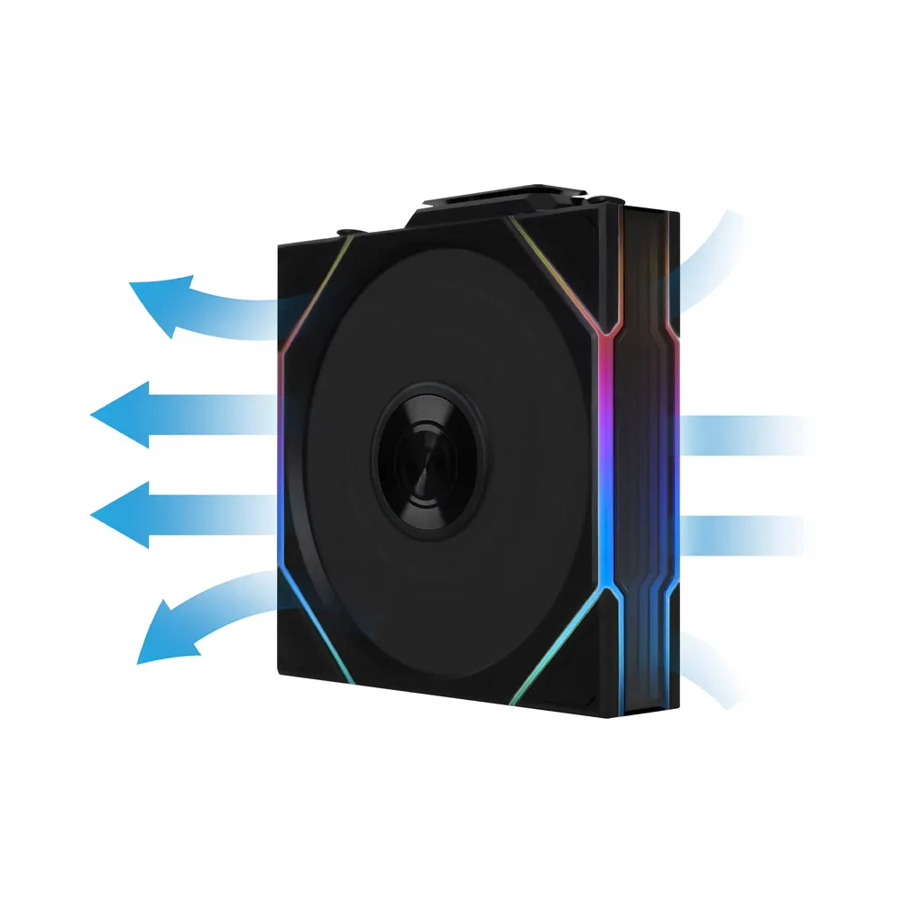 Lian Li UNI FAN TL Wireless 120 - Single Fan- Reverse Blade - Black
