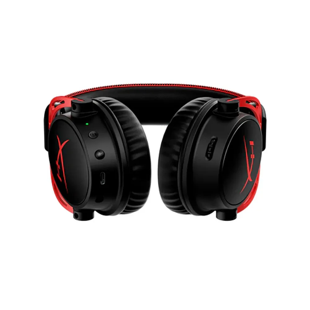 HyperX Cloud Alpha Wireless, 300-hour battery life, Durable aluminum frame, Red/Black - OPEN BOX