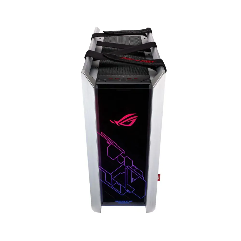 Asus ROG Strix Helios GX601 RGB Mid-Tower Computer Case for up to EATX Motherboards, Smoked Tempered Glass, Four Case Fans - White 2