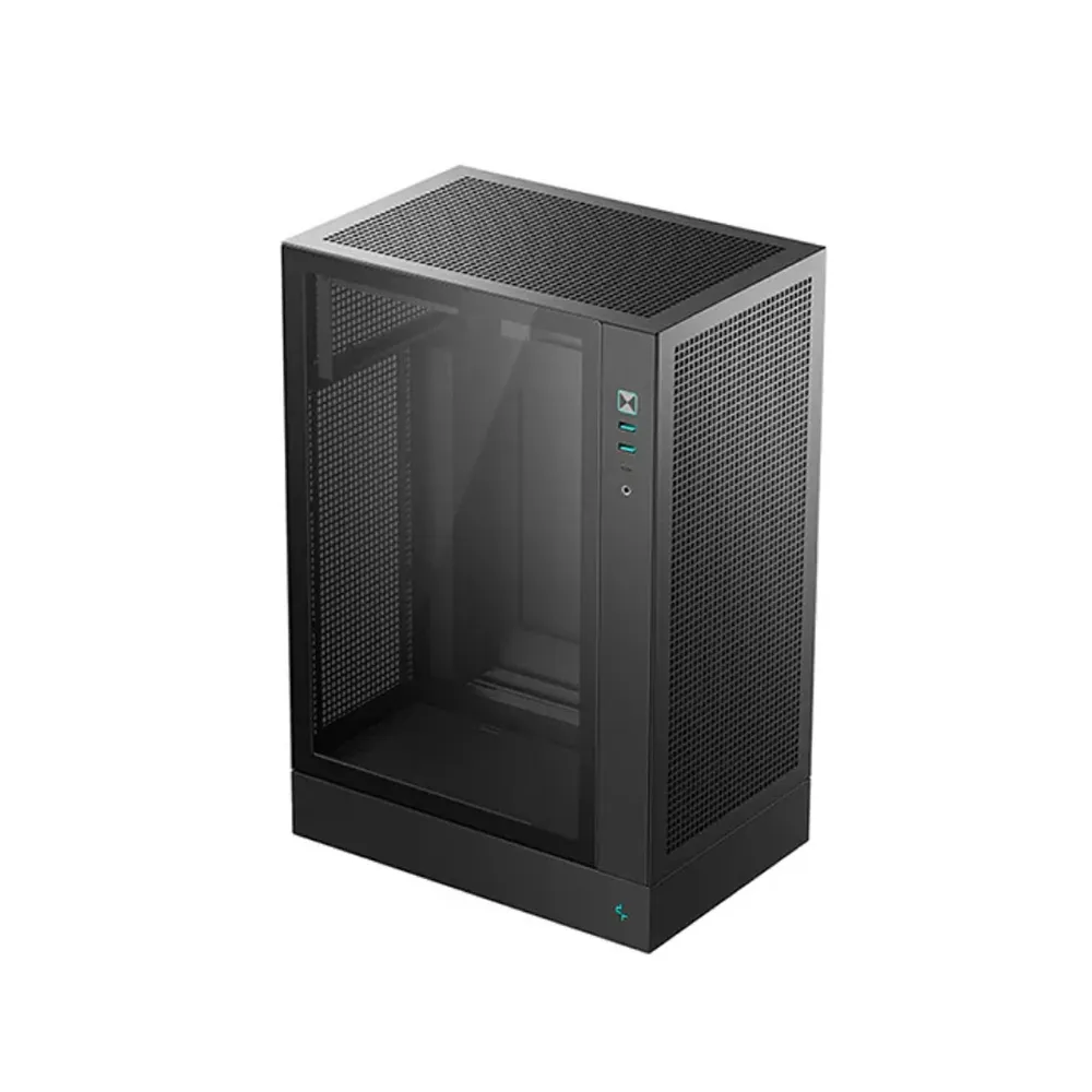 DeepCool CH170 PLUS support ATX.SFX Power Supply. Micro ATX / Mini ITX. Support 120MM / 240mm On Sides - Black