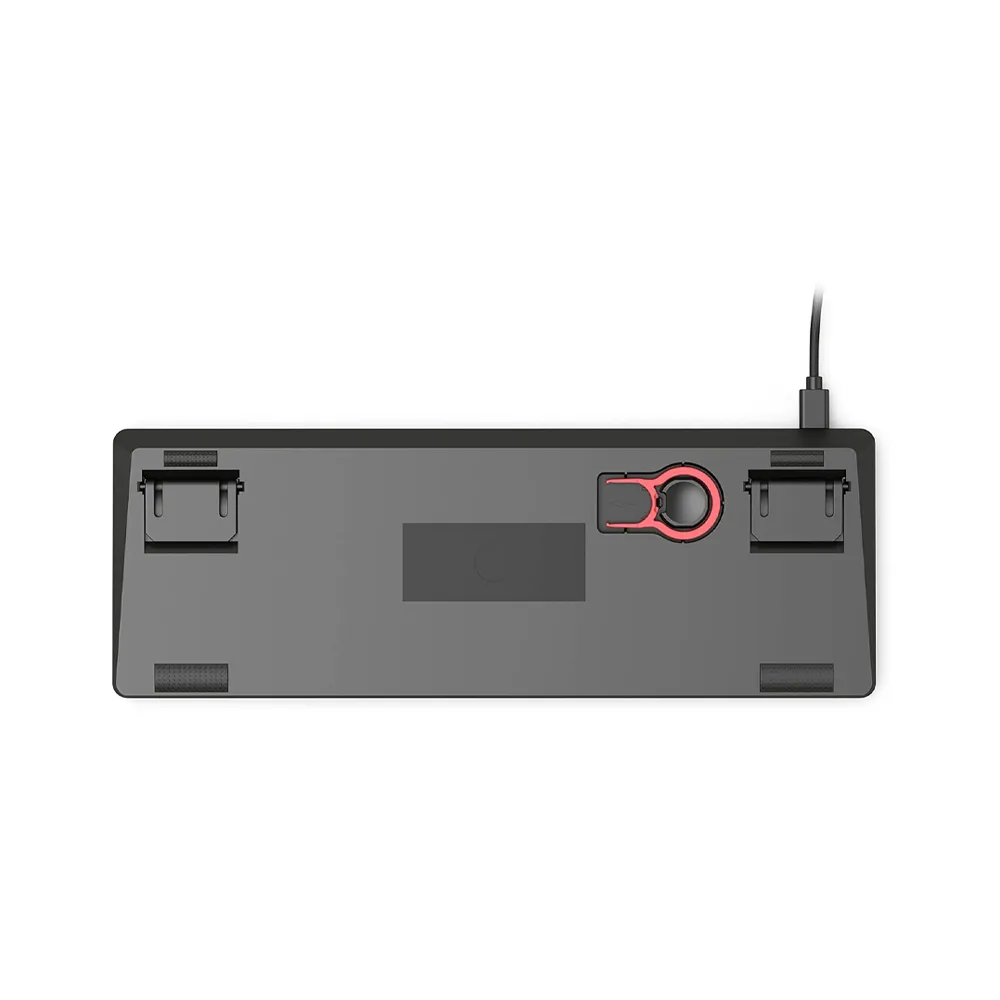 Glorious GMMK Gateron Modular RGB Wired Mechanical Gaming Keyboard, 60% Compact Size, Brown Switches - Black