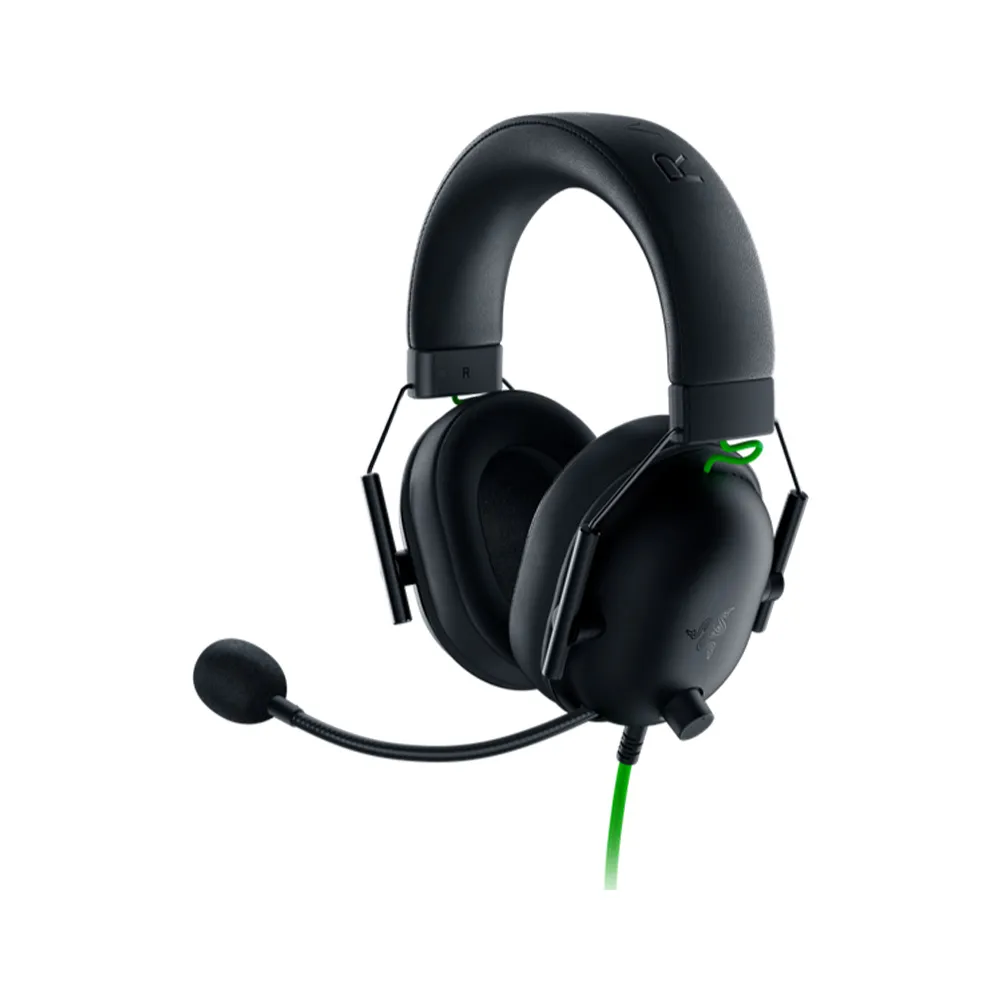 Razer BlackShark V2 X Gaming Headset, 50mm Drivers, For PC, PS4, PS5, Switch - 3.5mm Audio Jack - Black