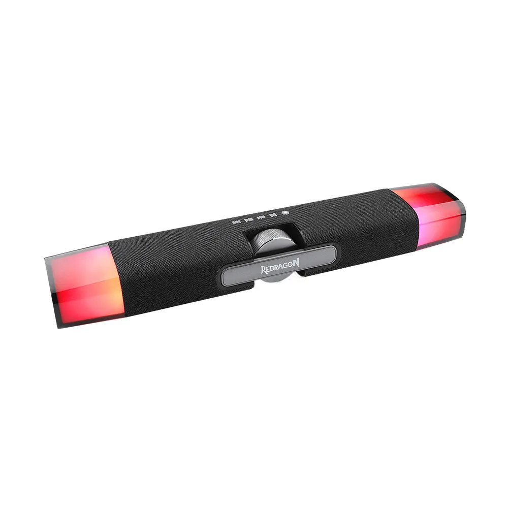 Redragon GS512 Wireless RGB Desktop Speakers, 2.0 PC Computer Stereo Soundbar, Crystal RGB Backlight, USB-C Powered
