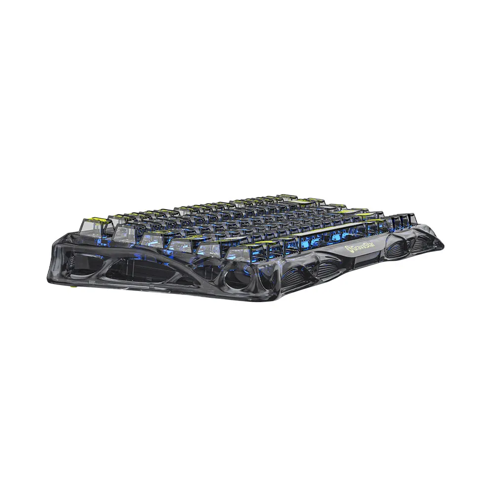 GravaStar Mercury K1 Lite 75% Wireless Mechanical Gaming Keyboard - Transparent Black